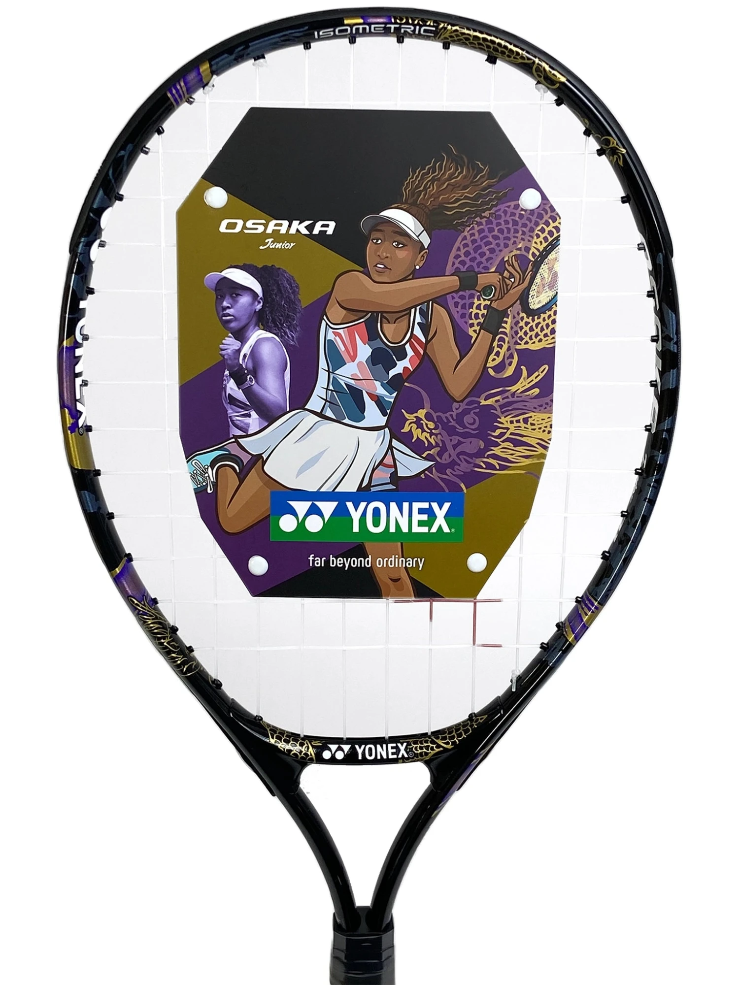Yonex OSAKA Junior 21" Strung Gold Purple (01NOJ21GE) 2 Yonex OSAKA Junior 21" Strung Gold Purple (01NOJ21GE) - Image 2