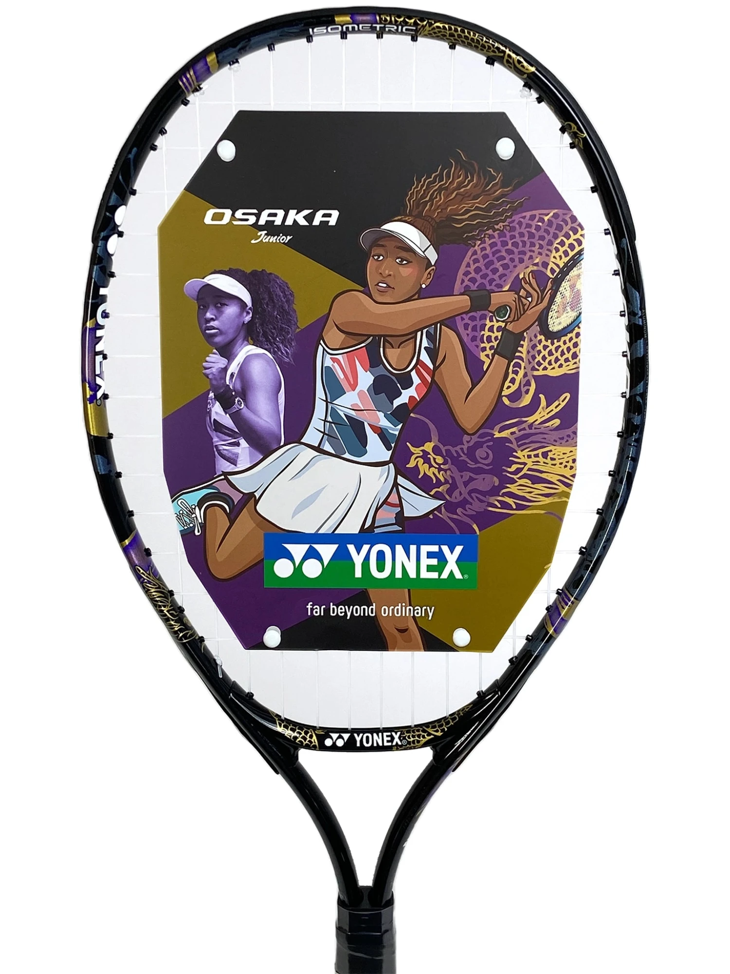 Yonex OSAKA Junior 23" Strung Gold Purple (01NOJ23GE) 2 Yonex OSAKA Junior 23" Strung Gold Purple (01NOJ23GE) - Image 2