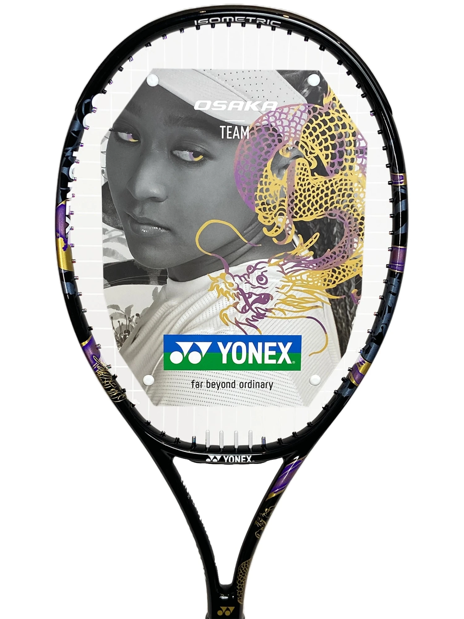 Yonex OSAKA TEAM Strung Gold Purple (01NOTMGE) 2 Yonex OSAKA TEAM Strung Gold Purple (01NOTMGE) - Image 2
