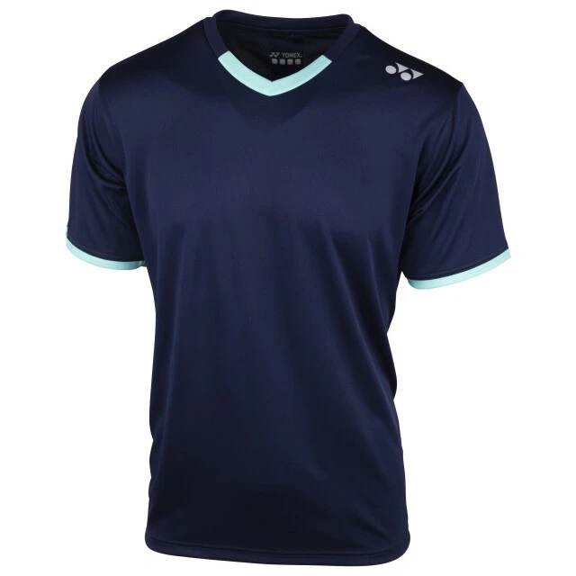Yonex Men's YTM4 Crew T-Shirt Navy Blue 1 Yonex Men's YTM4 Crew T-Shirt Navy Blue