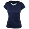 Yonex Women's YTL4 Crew T-Shirt Navy Blue