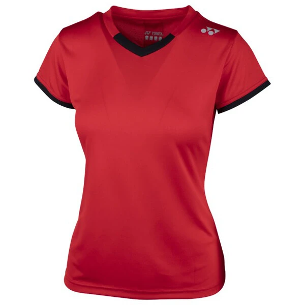 Yonex Women's YTL4 Crew T-Shirt Red 1 Yonex Women's YTL4 Crew T-Shirt Red