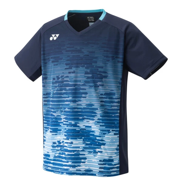 Yonex Men's 10505 Crew Neck T-Shirt Navy Blue 1 Yonex Men's 10505 Crew Neck T-Shirt Navy Blue