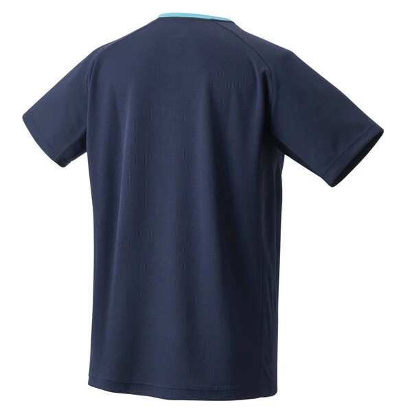 Yonex Men's 10505 Crew Neck T-Shirt Navy Blue 2 Yonex Men's 10505 Crew Neck T-Shirt Navy Blue - Image 2