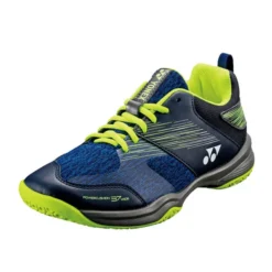 Yonex Men's SHB 37 Wide Indoor Court Shoes Navy Yellow