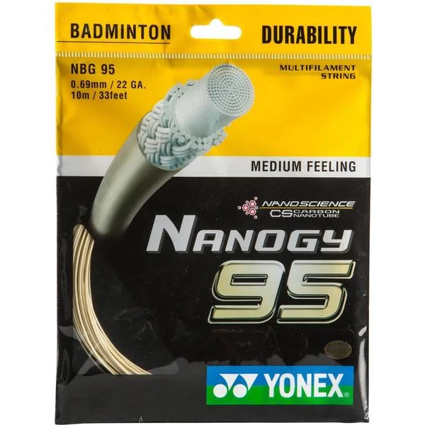 Yonex Badminton String Nanogy 95 Amber 1 Yonex Badminton String Nanogy 95 Amber