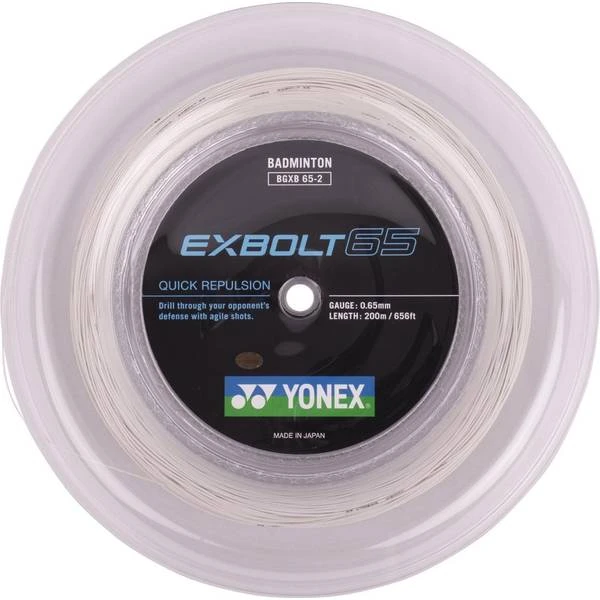 Yonex Exbolt 65 200M White 1 Yonex Exbolt 65 200M White