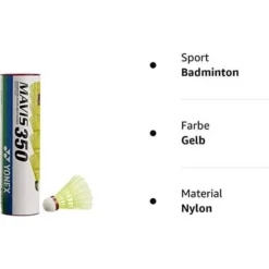 Yonex Mavis 350 Fast 5 Yonex Mavis 350 Fast -Sports - Racquet Sports - Yonex Yonex Mavis 350 Fast 2
