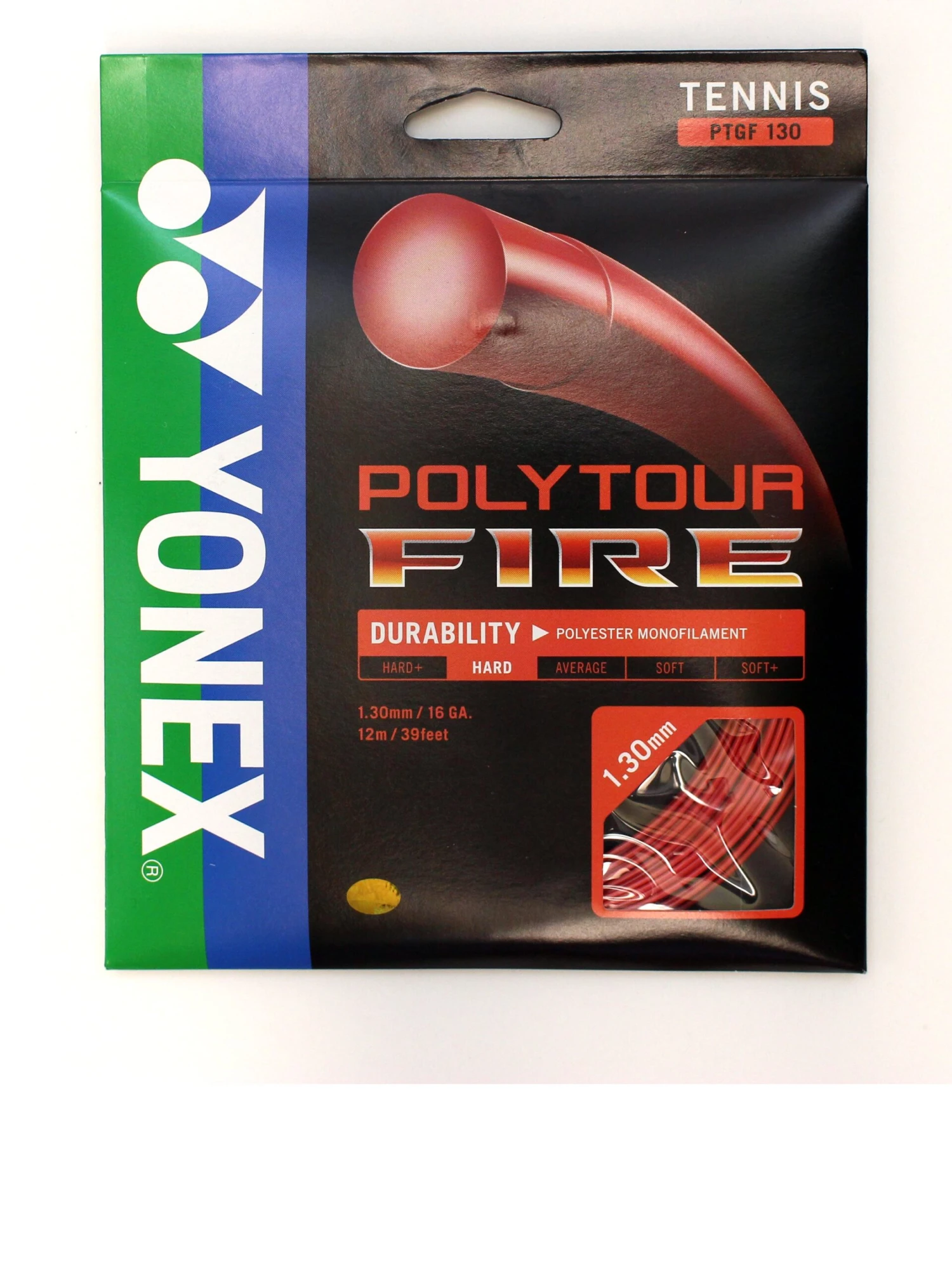 Yonex Polytour Fire 130 Red 1 Yonex Polytour Fire 130 Red