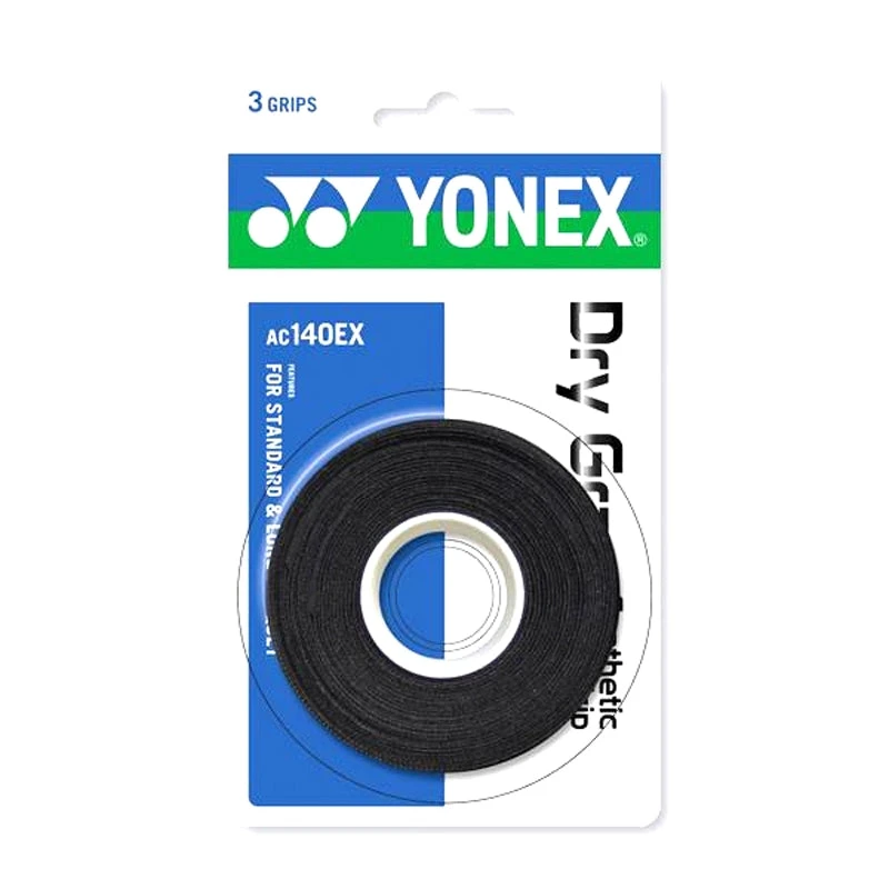 Yonex AC140 Dry Grap (3) Black 1 Yonex AC140 Dry Grap (3) Black