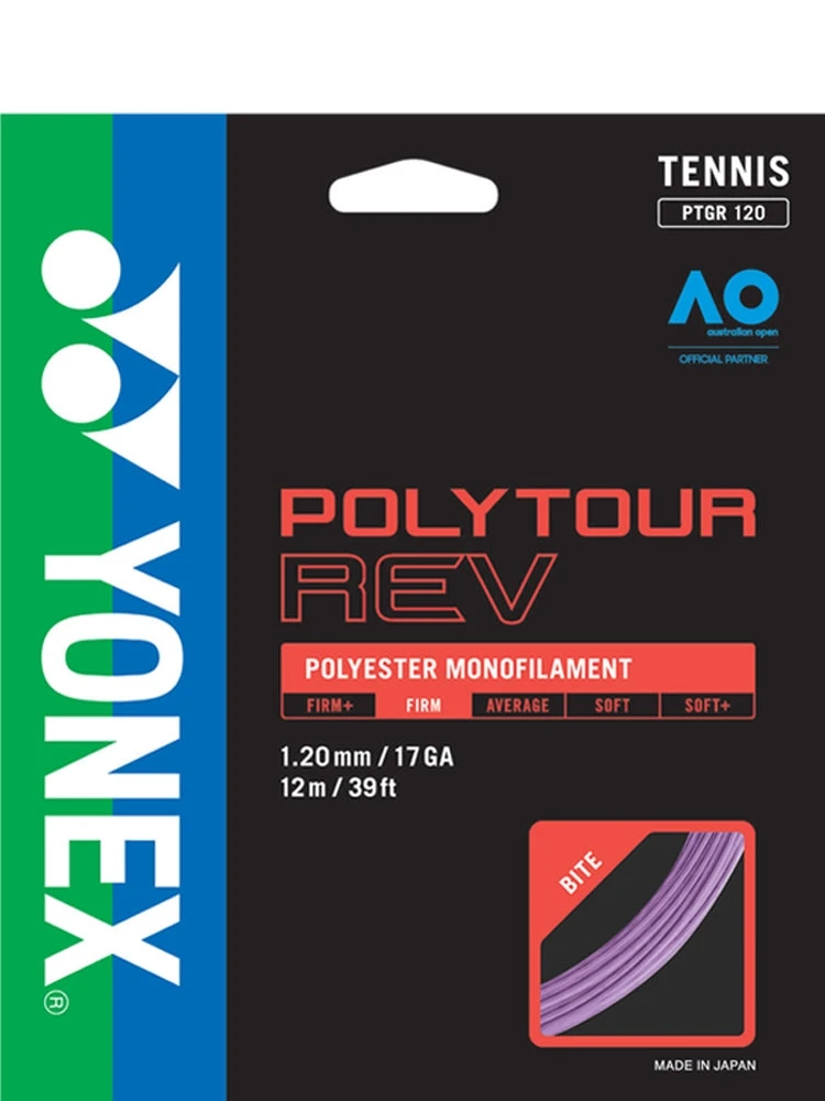Yonex Polytour REV 120 - Purple 1 Yonex Polytour REV 120 - Purple