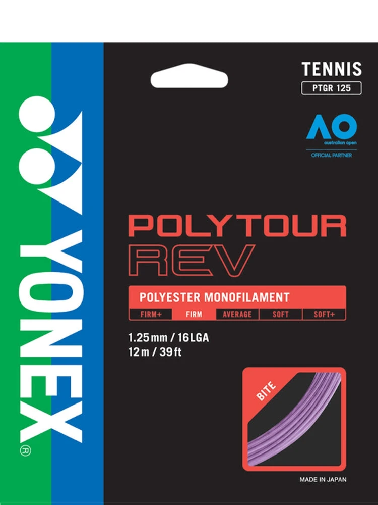 Yonex Polytour REV 125 - Purple 1 Yonex Polytour REV 125 - Purple