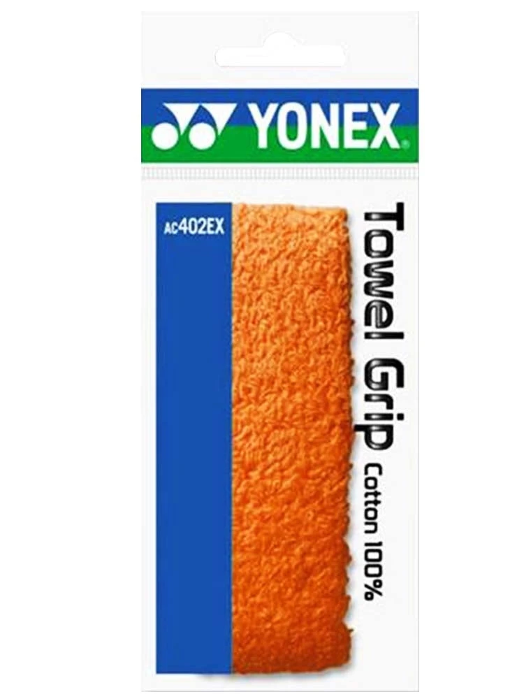 Yonex Towel Grip (badminton) AC402 Orange 1 Yonex Towel Grip (badminton) AC402 Orange